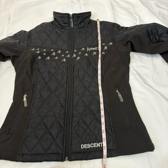 Descente Team Alberta Quilted Jacket Women’s M Black Ski Athletic Insulated - Picture 9 of 11